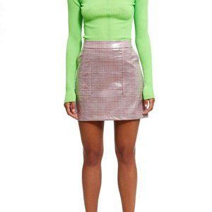 Fung Lan & co. gingham mini skirt